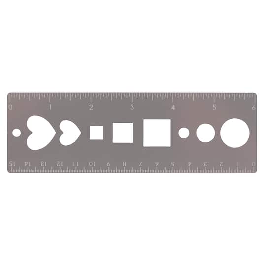 Silver Metal Ruler by Artist's Loft™
